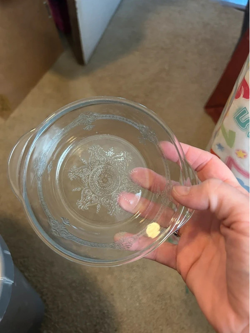 Vintage Philbe fire king bowl
